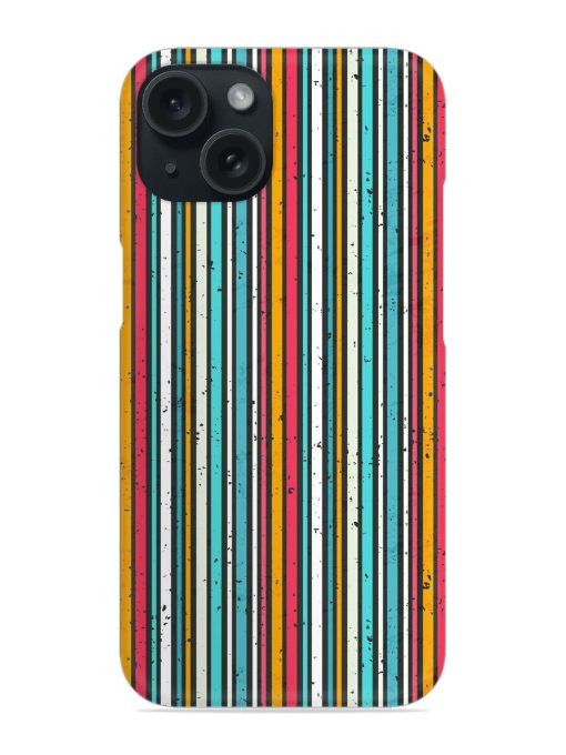 Abstract Grunge Stripes Snap Case