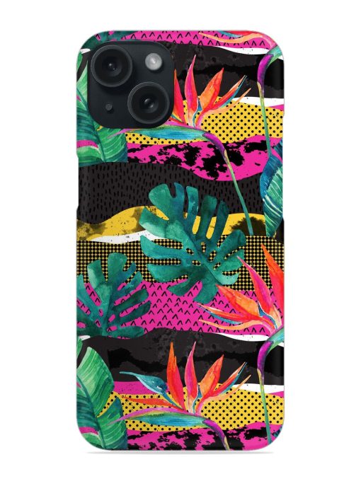 Abstract Tropical Summer Snap Case