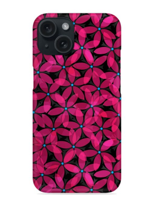 Abstract Pink Flowers Snap Case