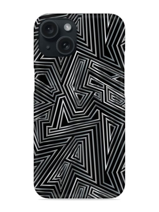 Chrome Geometric Vector Snap Case
