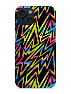 Colored Space Geometric Snap Case