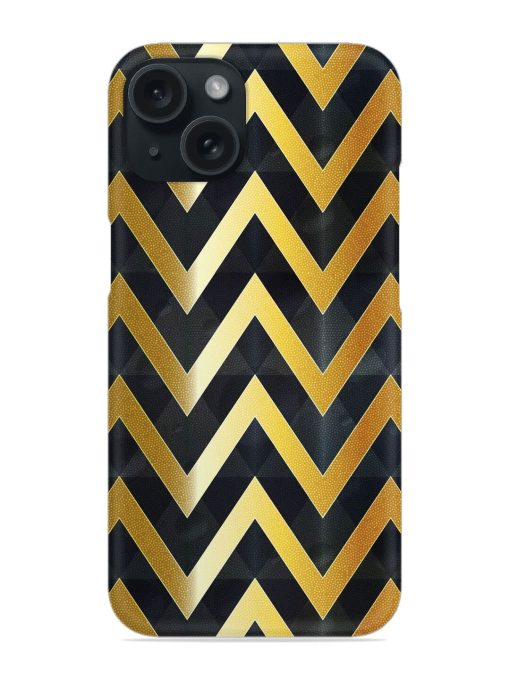 Gold Zigzag Seamless Snap Case