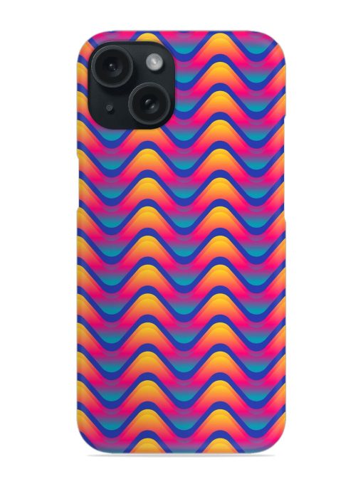 Vibrant Wave Vector Snap Case