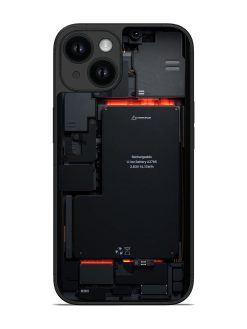 Components Of A Smartphone Glossy Soft Edge Case
