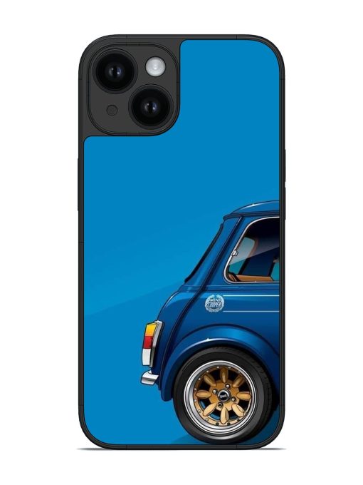 Blue Car Glossy Soft Edge Case