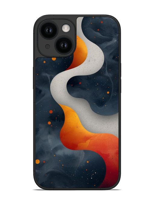 Wave Dark Theme Glossy Soft Edge Case