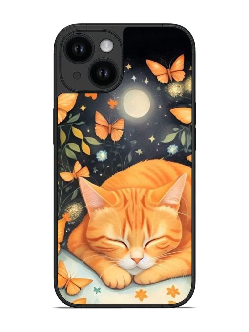 Cute Cvat Sleeping Glossy Soft Edge Case