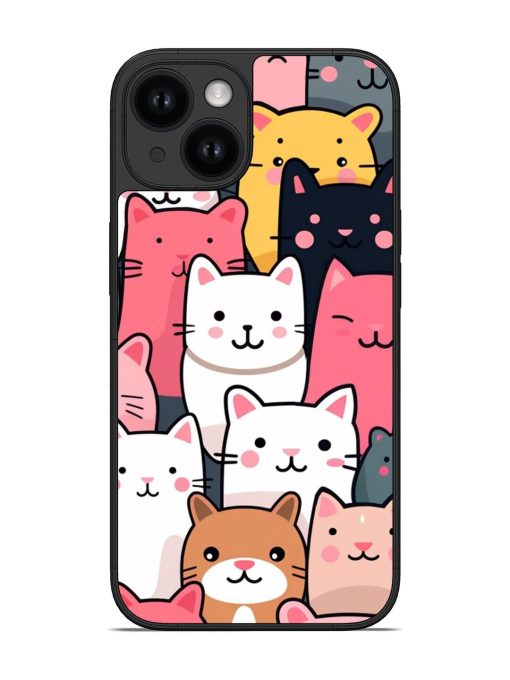 Cute Cats Art Glossy Soft Edge Case