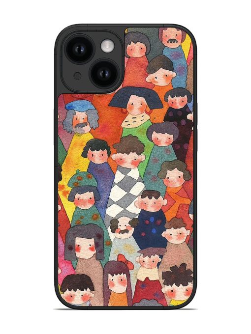 Colorful Illustration Glossy Soft Edge Case