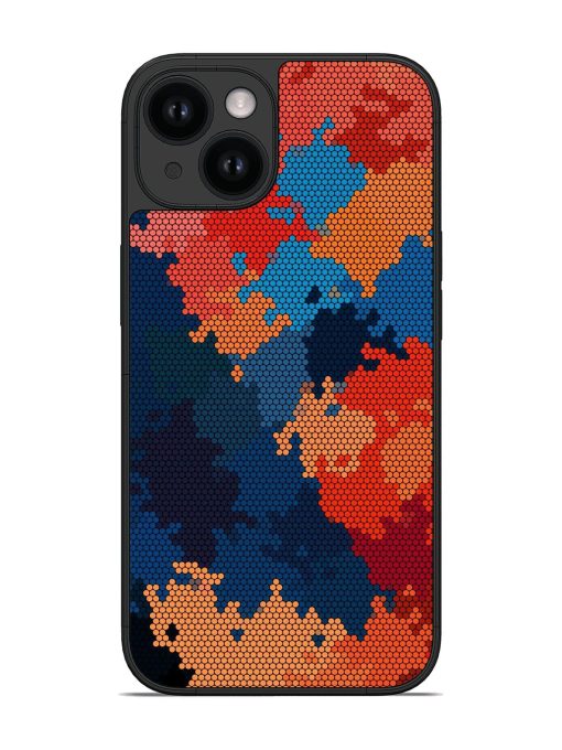 Colorful Pixelated Pattern Glossy Soft Edge Case