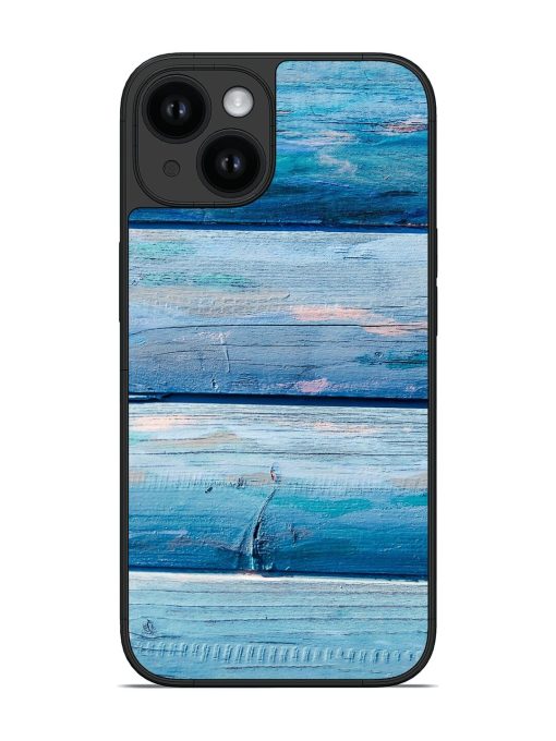 Blue Wooden Glossy Soft Edge Case