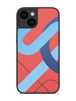 Abstract Geometric Design Glossy Soft Edge Case