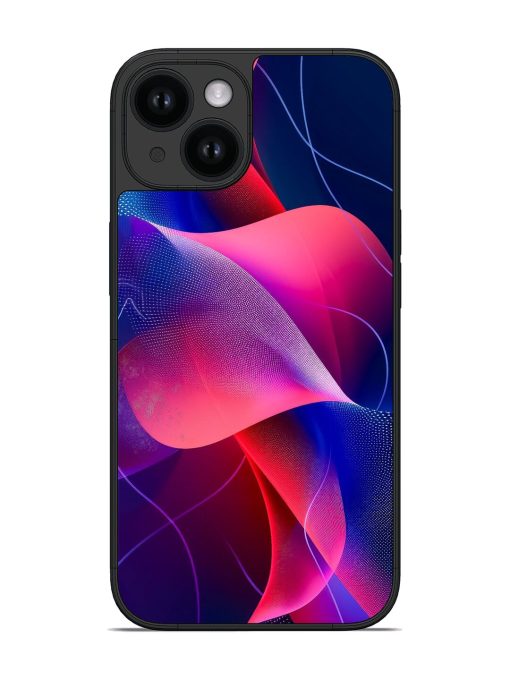 Flowing Lines And Shapes Glossy Soft Edge Case