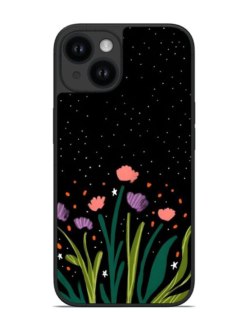 Midnight Bloom Glossy Soft Edge Case