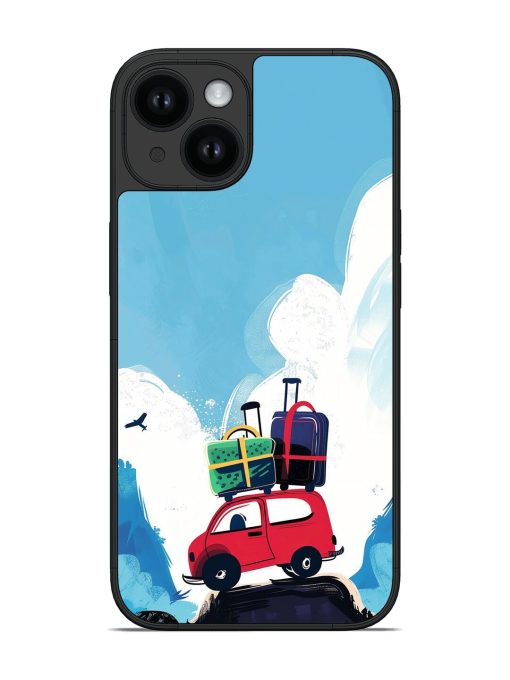 Travelling Car Glossy Soft Edge Case