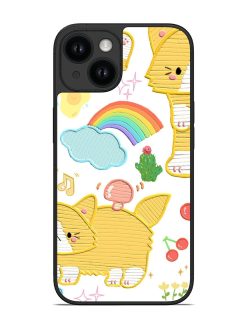 Cat Art Glossy Soft Edge Case