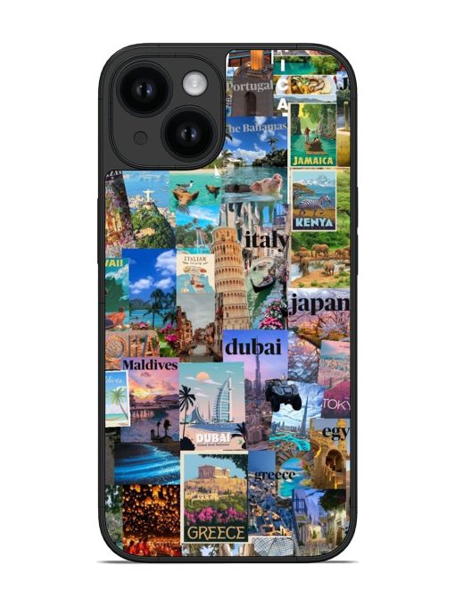 Travel Destinations Glossy Soft Edge Case