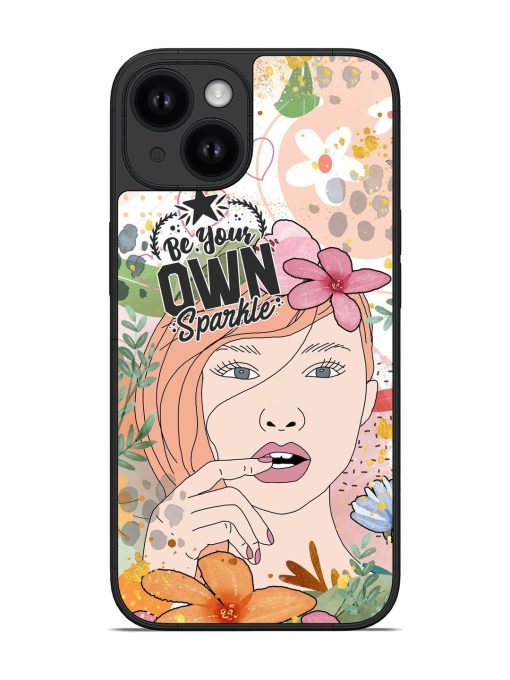 Woman's Portrait Glossy Soft Edge Case