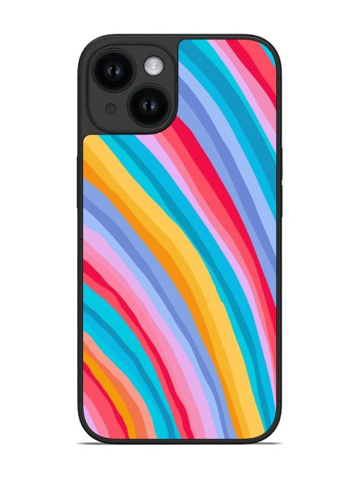 Pastel Rainbow Pattern Glossy Soft Edge Case