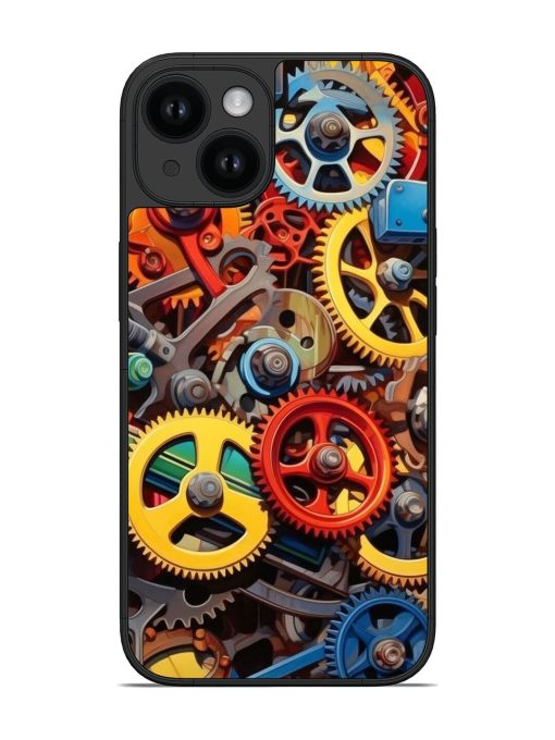 System Of Gears And Mechanical Components Glossy Soft Edge Case