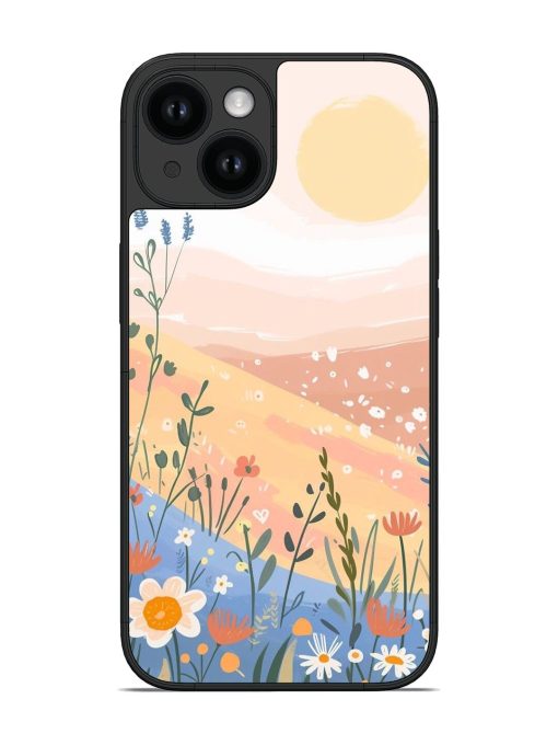 Golden Hour Blooms Glossy Soft Edge Case