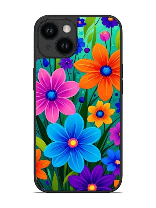 Colorful Bouquet Of Flowers Glossy Soft Edge Case