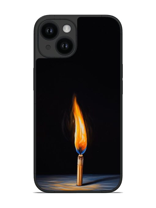 Depicts A Lit Matchstick Glossy Soft Edge Case