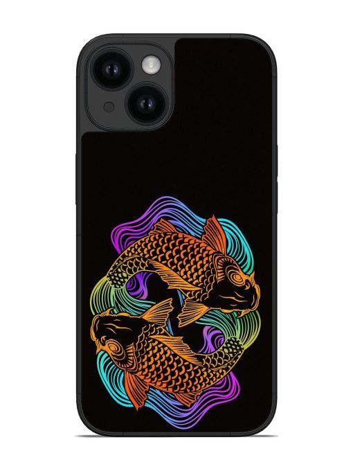 Two Koi Fish Swimming Glossy Soft Edge Case