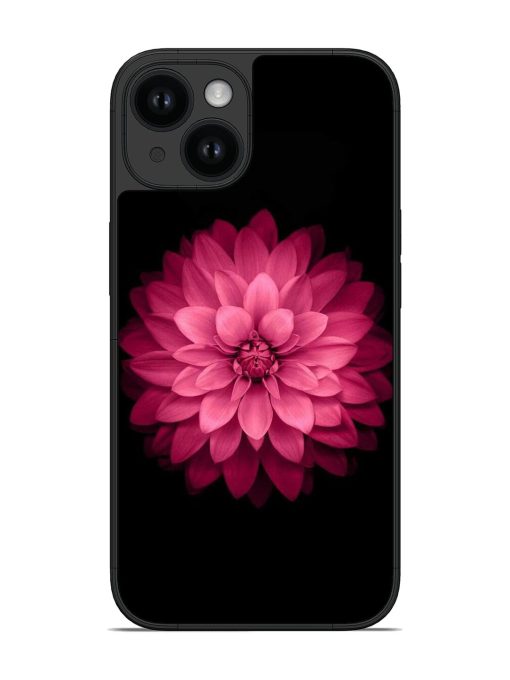 Beautiful Pink Dahlia Flower Glossy Soft Edge Case