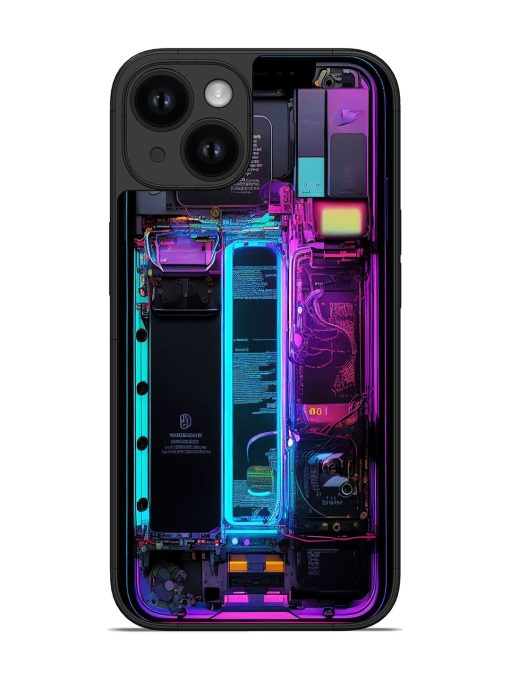 Neon Circuitry Glossy Soft Edge Case