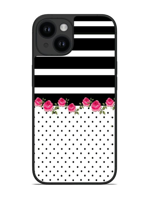 Flower Polka Dots Glossy Soft Edge Case