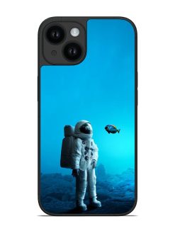 An Astronaut Floating In Space Glossy Soft Edge Case