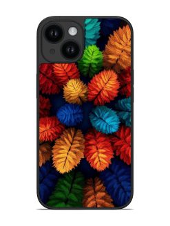 Arrangement Of Colorful Leaves Glossy Soft Edge Case