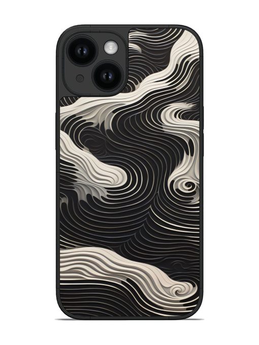Curving Lines And Shapes Glossy Soft Edge Case