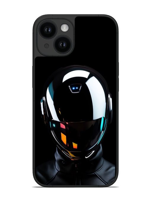 Futuristic And Sleek Design Of The Helmet Glossy Soft Edge Case