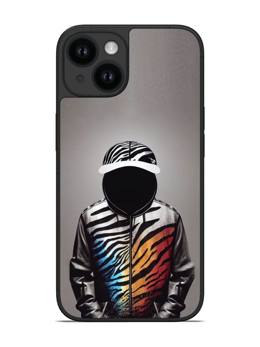 Distinctive Outfit With A Zebra-Striped Pattern Glossy Soft Edge Case