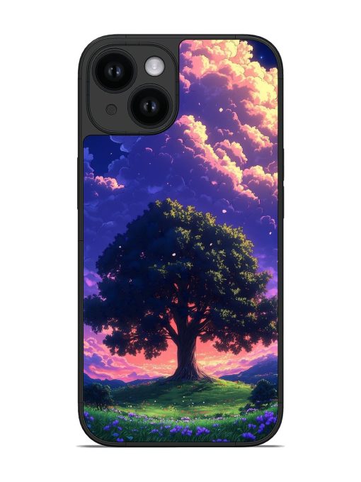 Landscape Under A Dramatic Sky Glossy Soft Edge Case