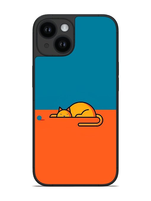 Sleepy Kitty Glossy Soft Edge Case