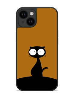 Cat With Big Round Eyes Glossy Soft Edge Case