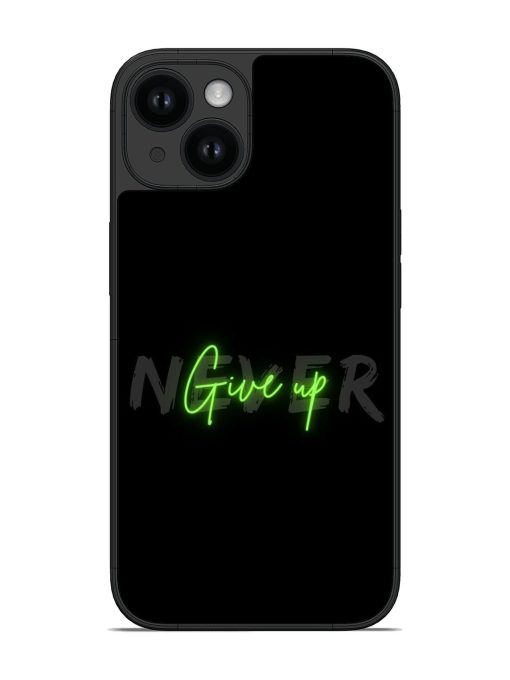 Never Give Up Glossy Soft Edge Case