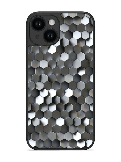 Metallic Hexagons Glossy Soft Edge Case