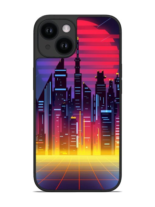 Neon Skyline Glossy Soft Edge Case