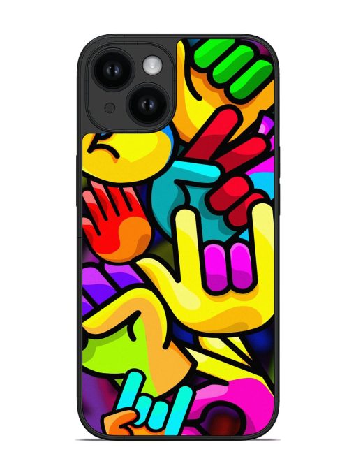 Hand Signals Glossy Soft Edge Case