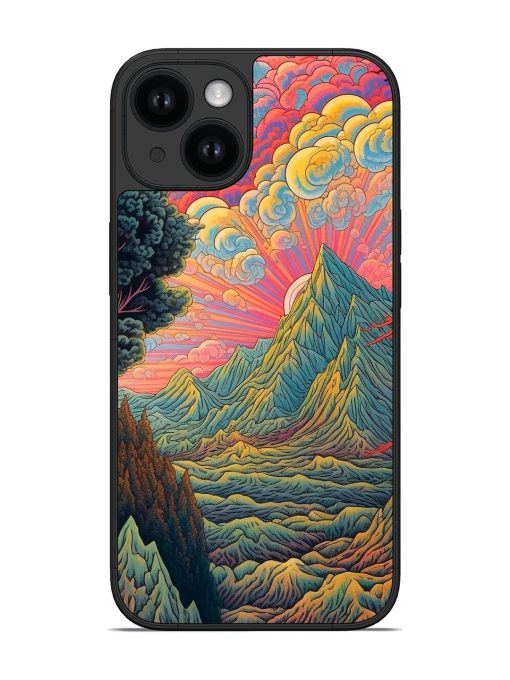 Colorful Hill Dreams Glossy Soft Edge Case