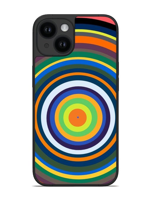 Concentric Circles Glossy Soft Edge Case