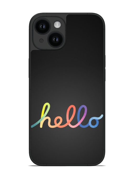 Word Hello Glossy Soft Edge Case