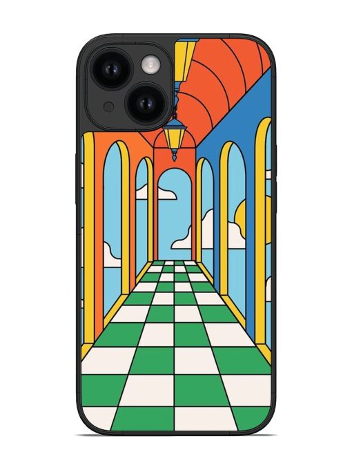 Colorful And Abstract Hallway Glossy Soft Edge Case