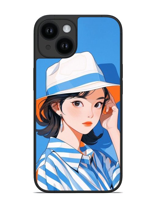 Anime Girl Glossy Soft Edge Case