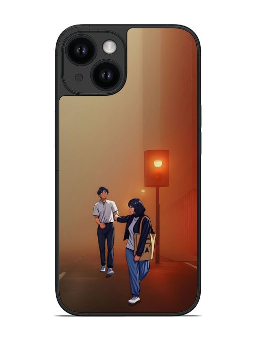 Cute Couple Glossy Soft Edge Case