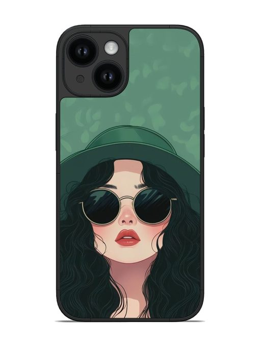 Cute Girl Glossy Soft Edge Case